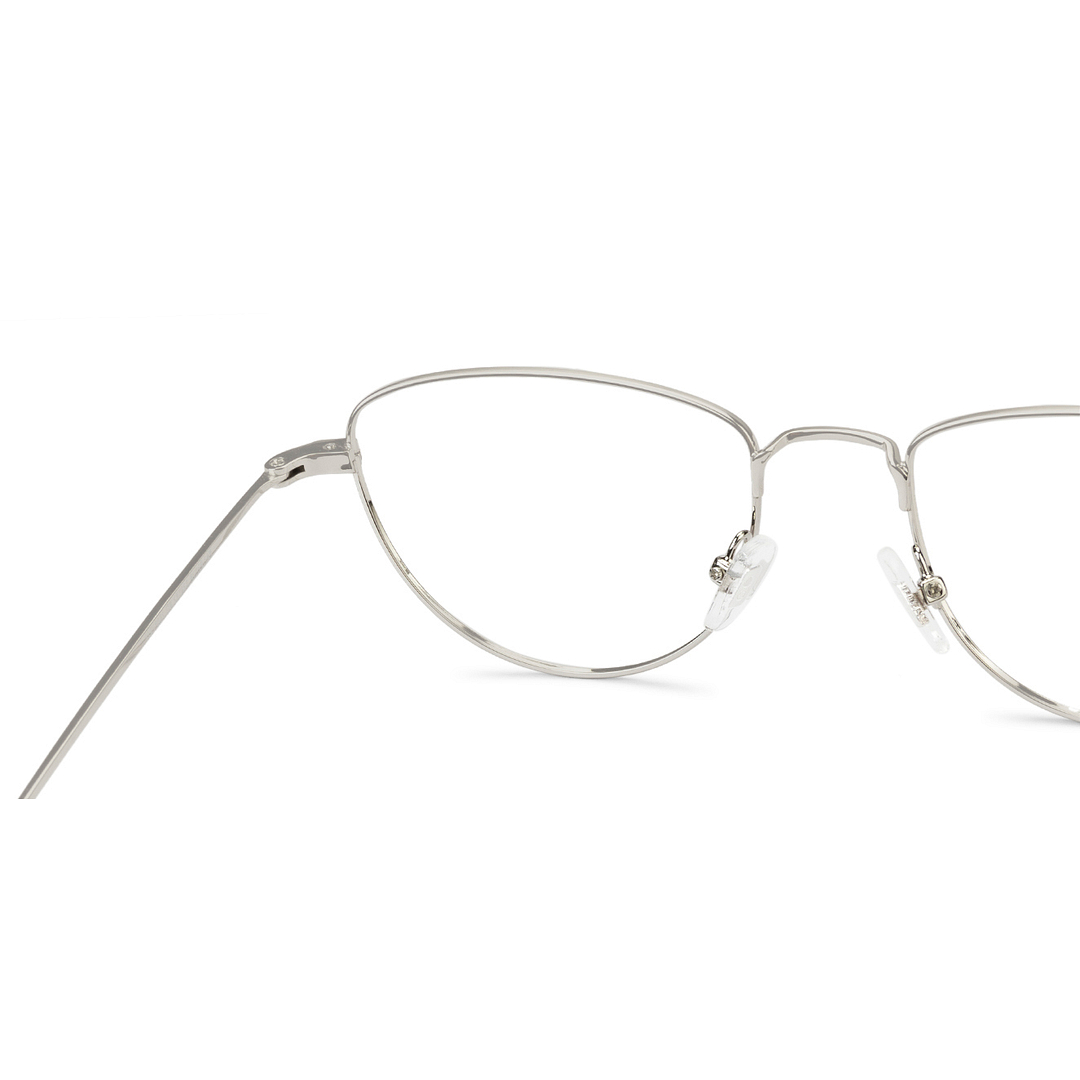 John Jacobs Online Silver Full Rim Cat Eye right side