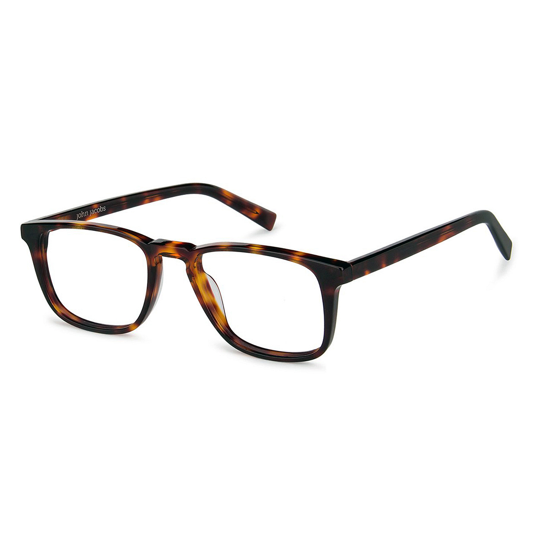 John Jacobs Online Light Brown Full Rim Square right side