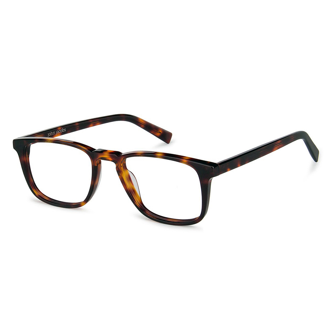John Jacobs Online Light Brown Full Rim Square right side