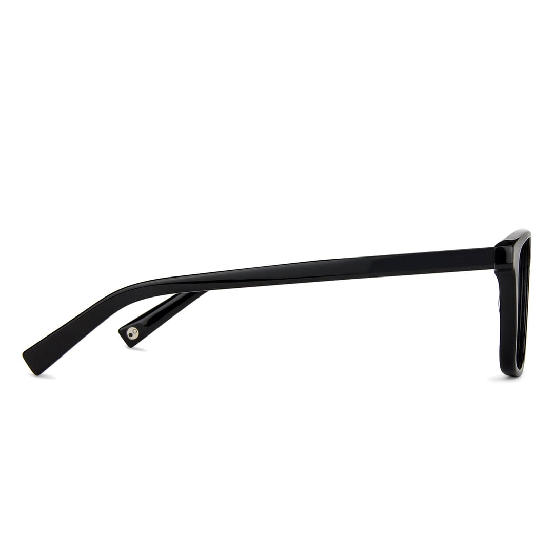 John Jacobs Online Black Full Rim Square left side