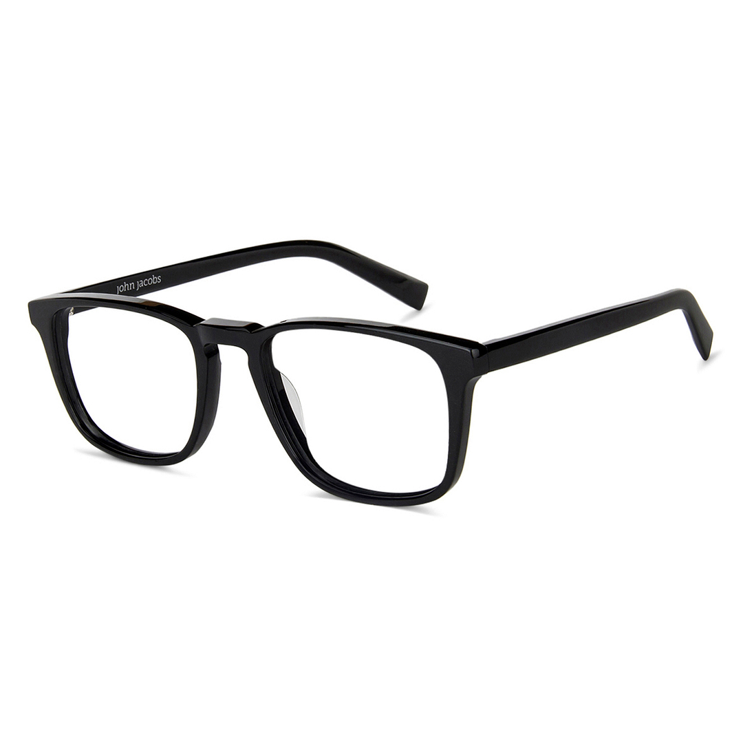 John Jacobs Online Black Full Rim Square right side