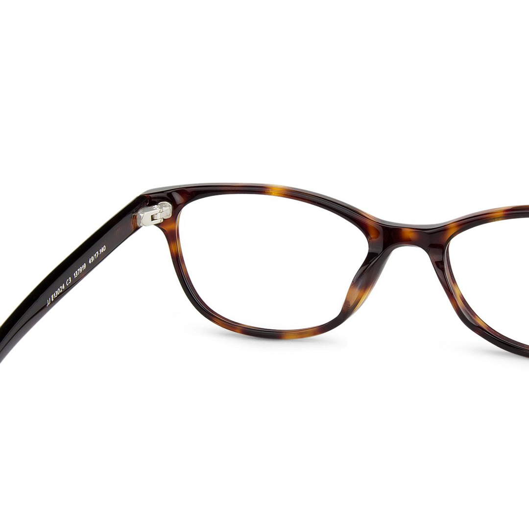 John Jacobs Light Brown Full Rim Cat Eye right side