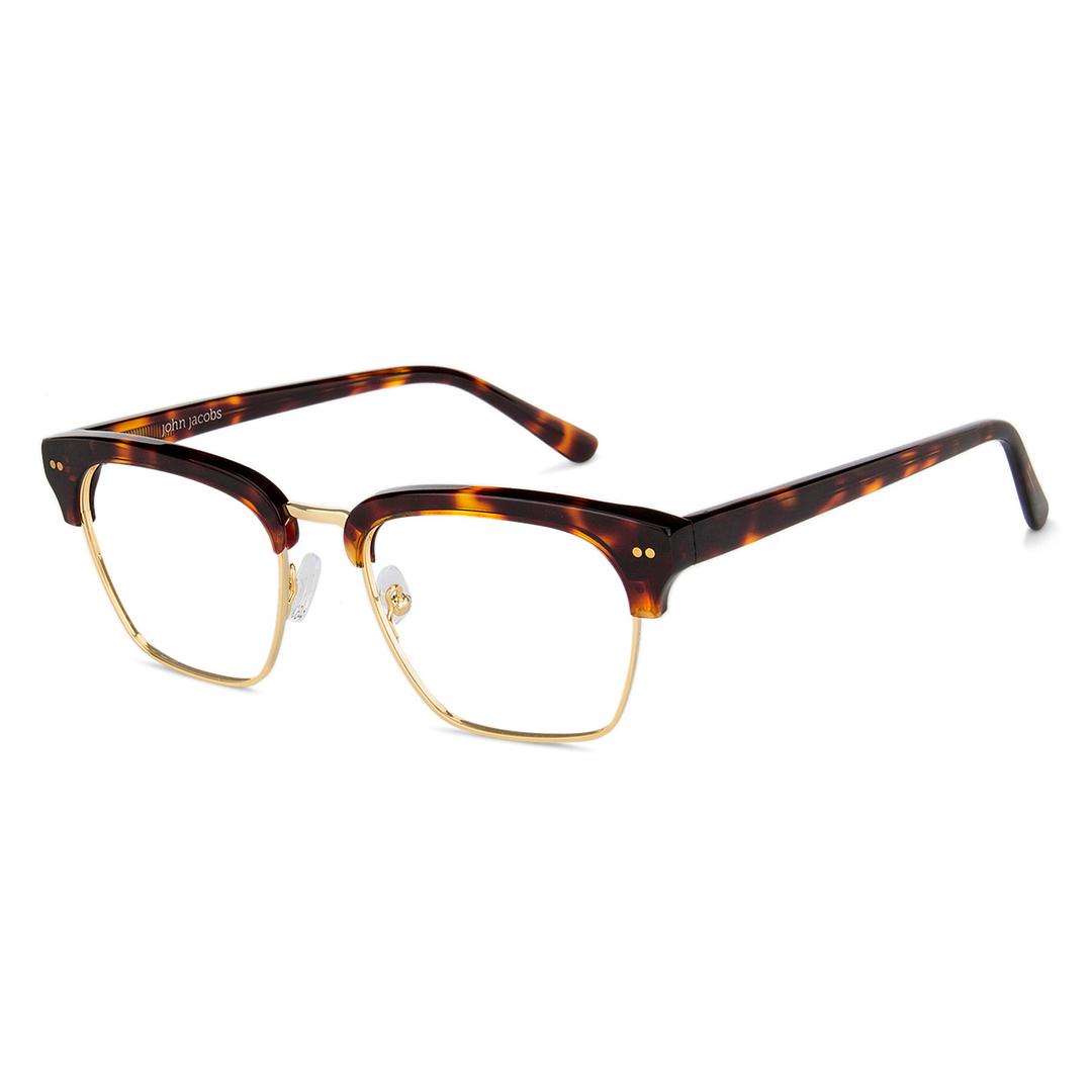 John Jacobs Online Gold Full Rim Clubmaster left side