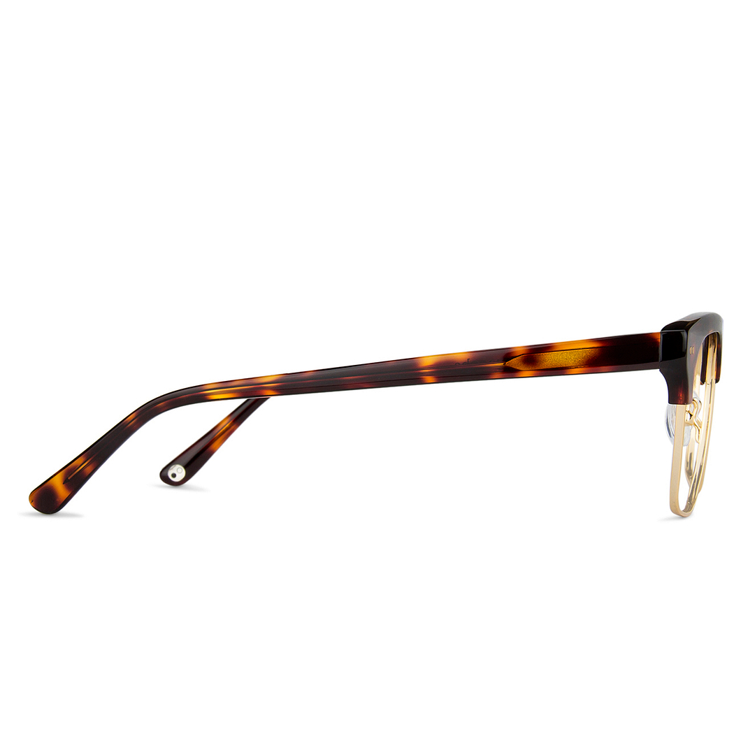 John Jacobs Online Gold Full Rim Clubmaster left side