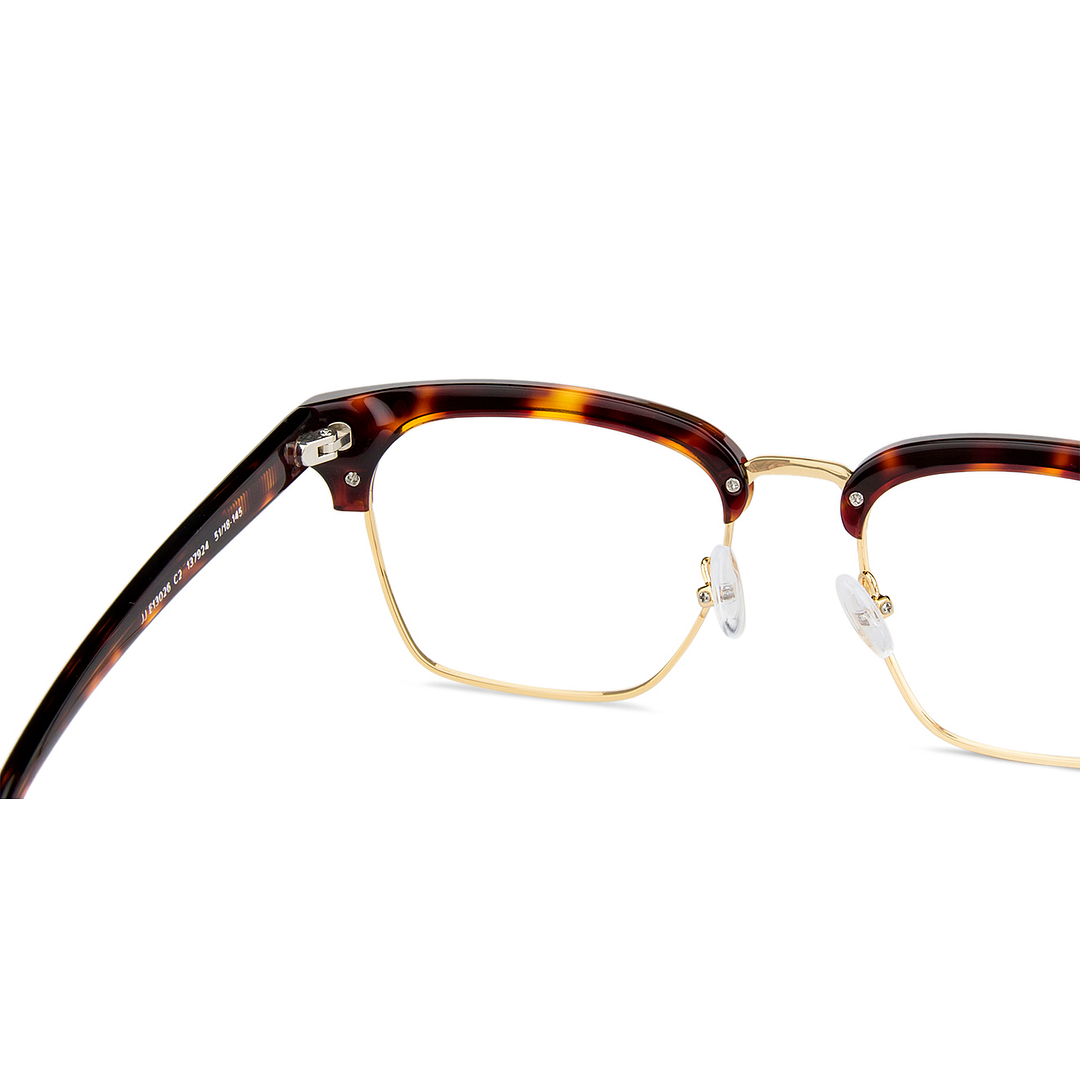 John Jacobs Online Gold Full Rim Clubmaster right side