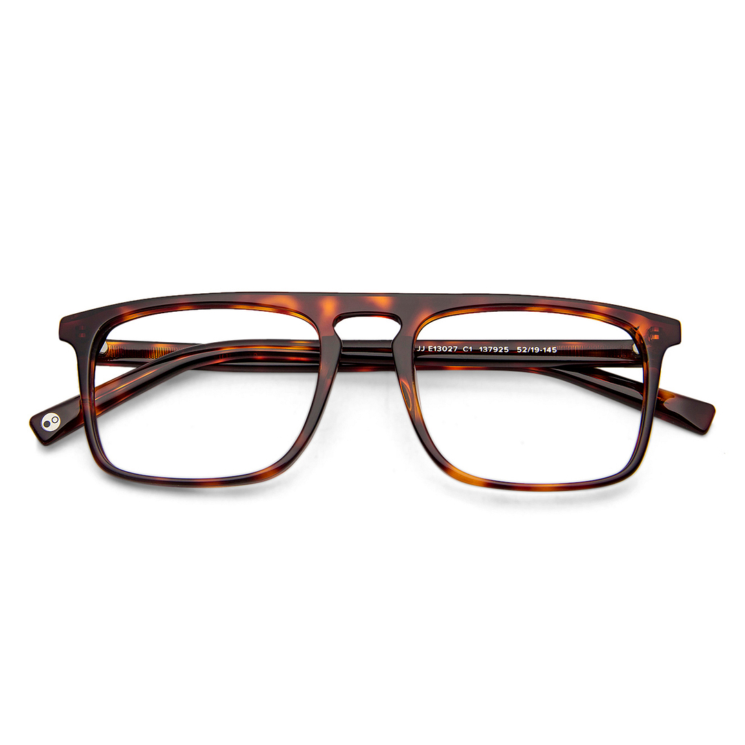 John Jacobs Online Light Brown Full Rim Square left side