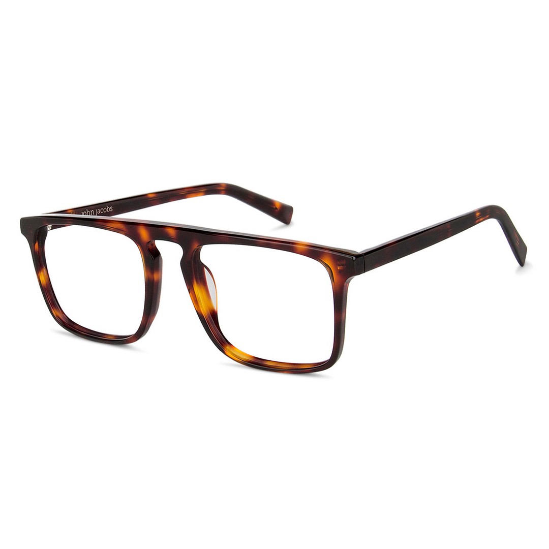 John Jacobs Online Light Brown Full Rim Square left side