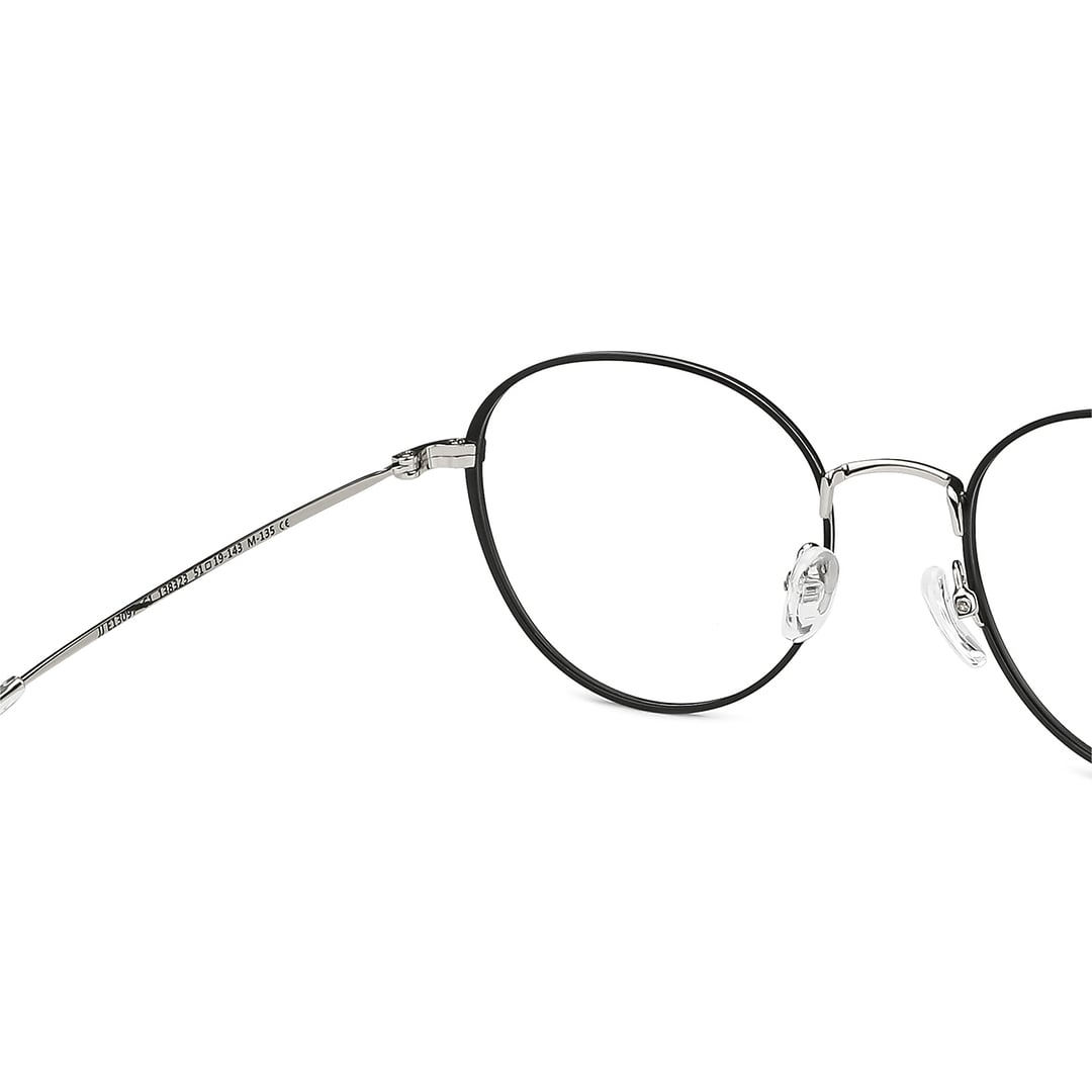 John Jacobs Online Black Full Rim Round right side