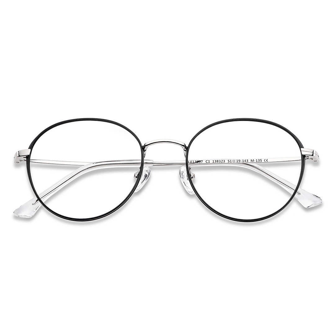 John Jacobs Online Black Full Rim Round left side