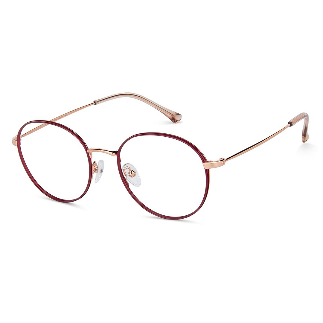 John Jacobs Online Red Full Rim Round right side