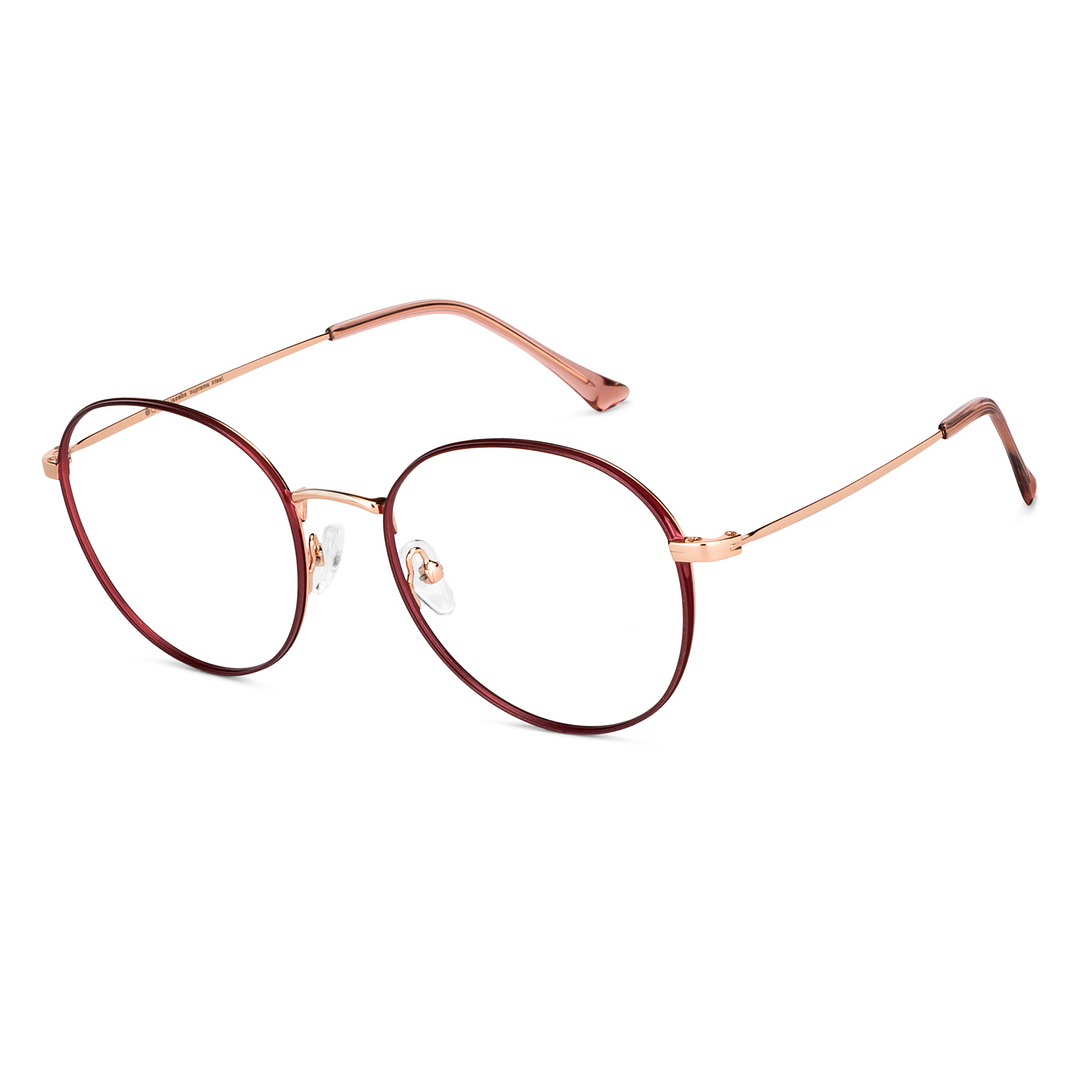 John Jacobs Online Rose Gold Full Rim Round right side
