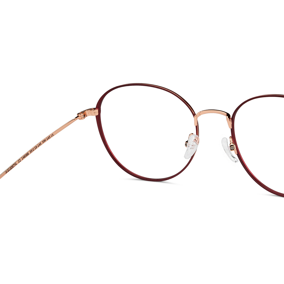 John Jacobs Online Rose Gold Full Rim Round right side