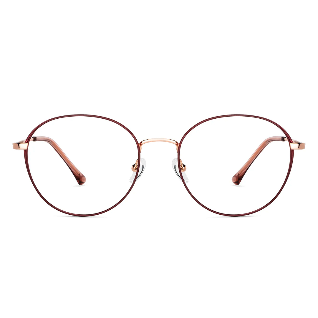John Jacobs Online Rose Gold Full Rim Round right side