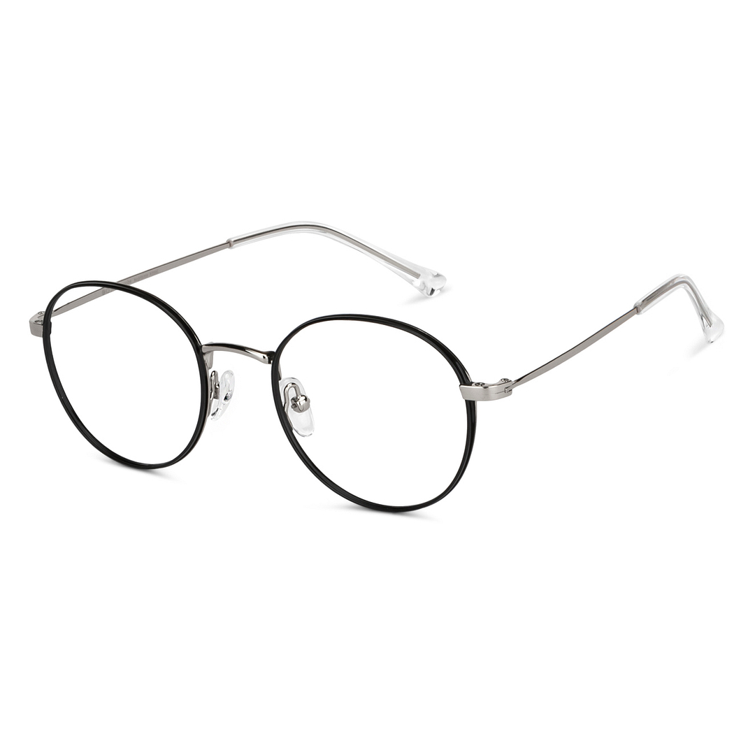 John Jacobs Online Black Full Rim Round right side