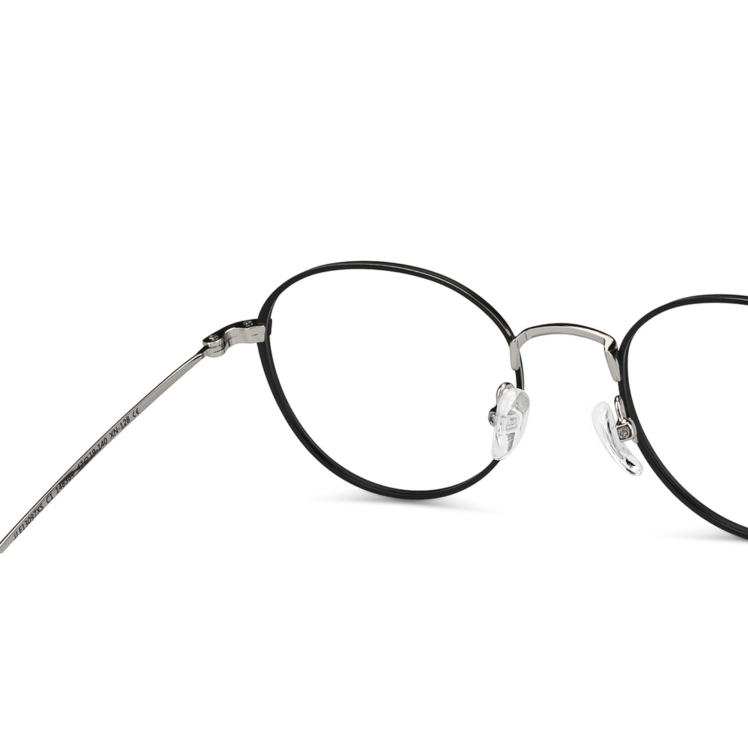 John Jacobs Online Black Full Rim Round right side