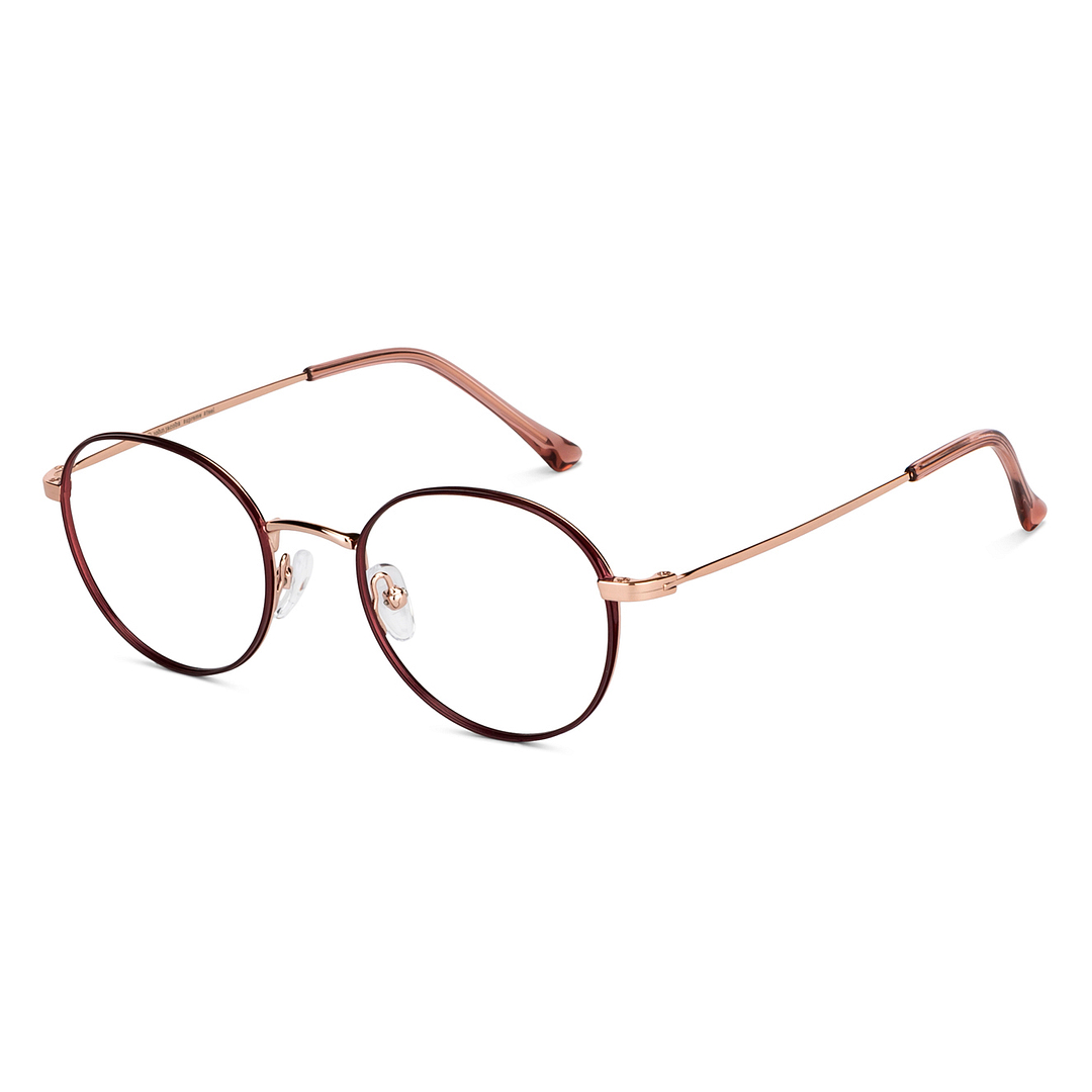 John Jacobs Online Rose Gold Full Rim Round right side