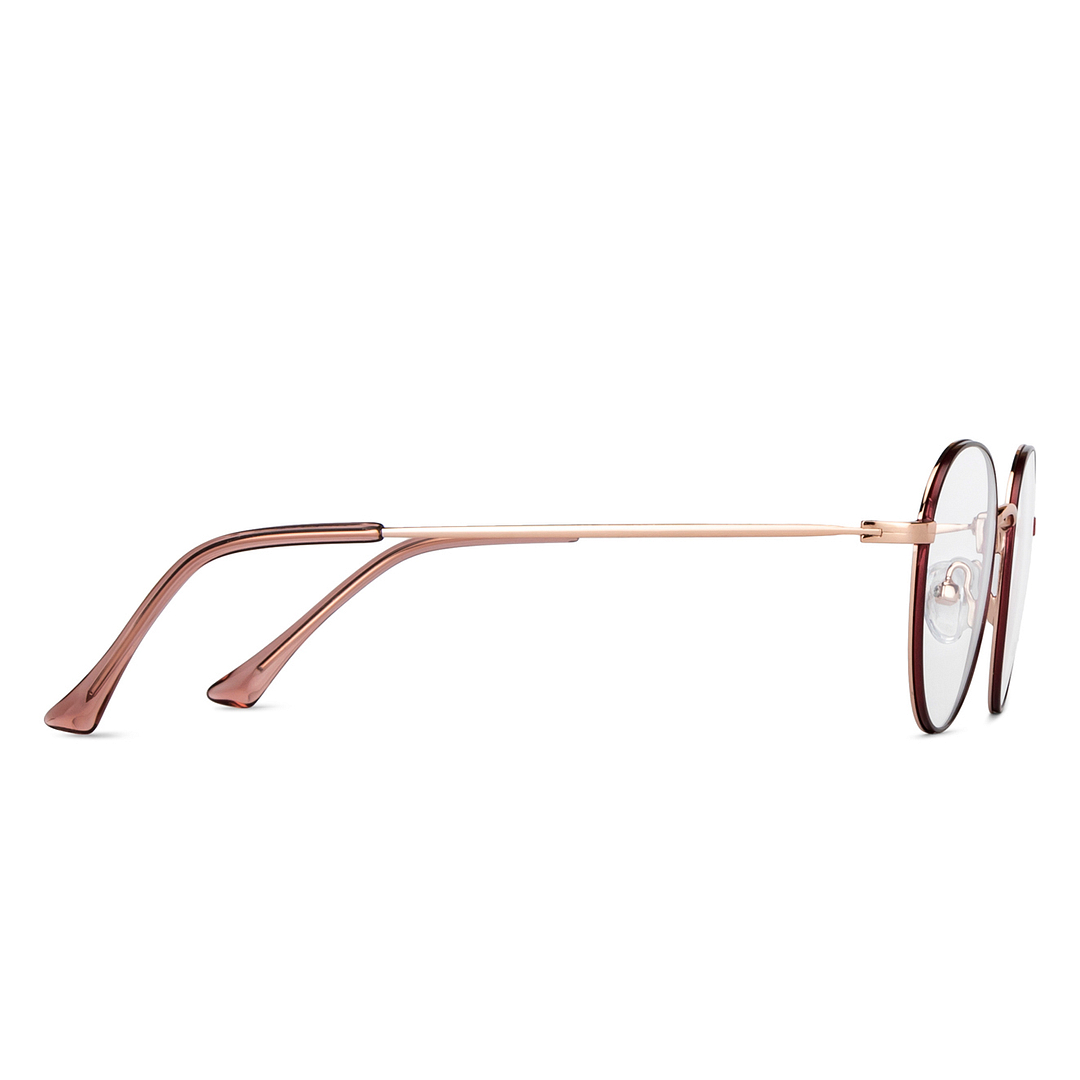 John Jacobs Online Rose Gold Full Rim Round left side