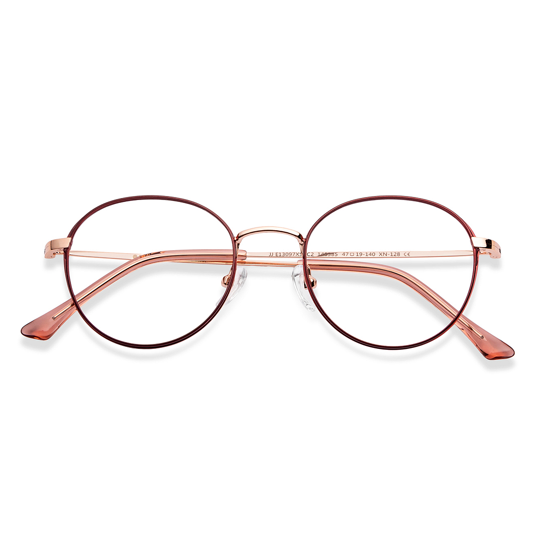 John Jacobs Online Rose Gold Full Rim Round left side
