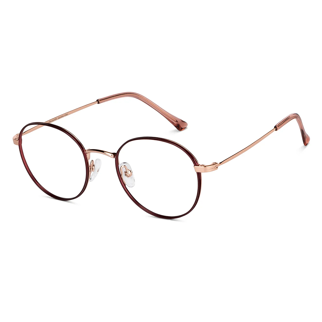 John Jacobs Online Rose Gold Full Rim Round left side