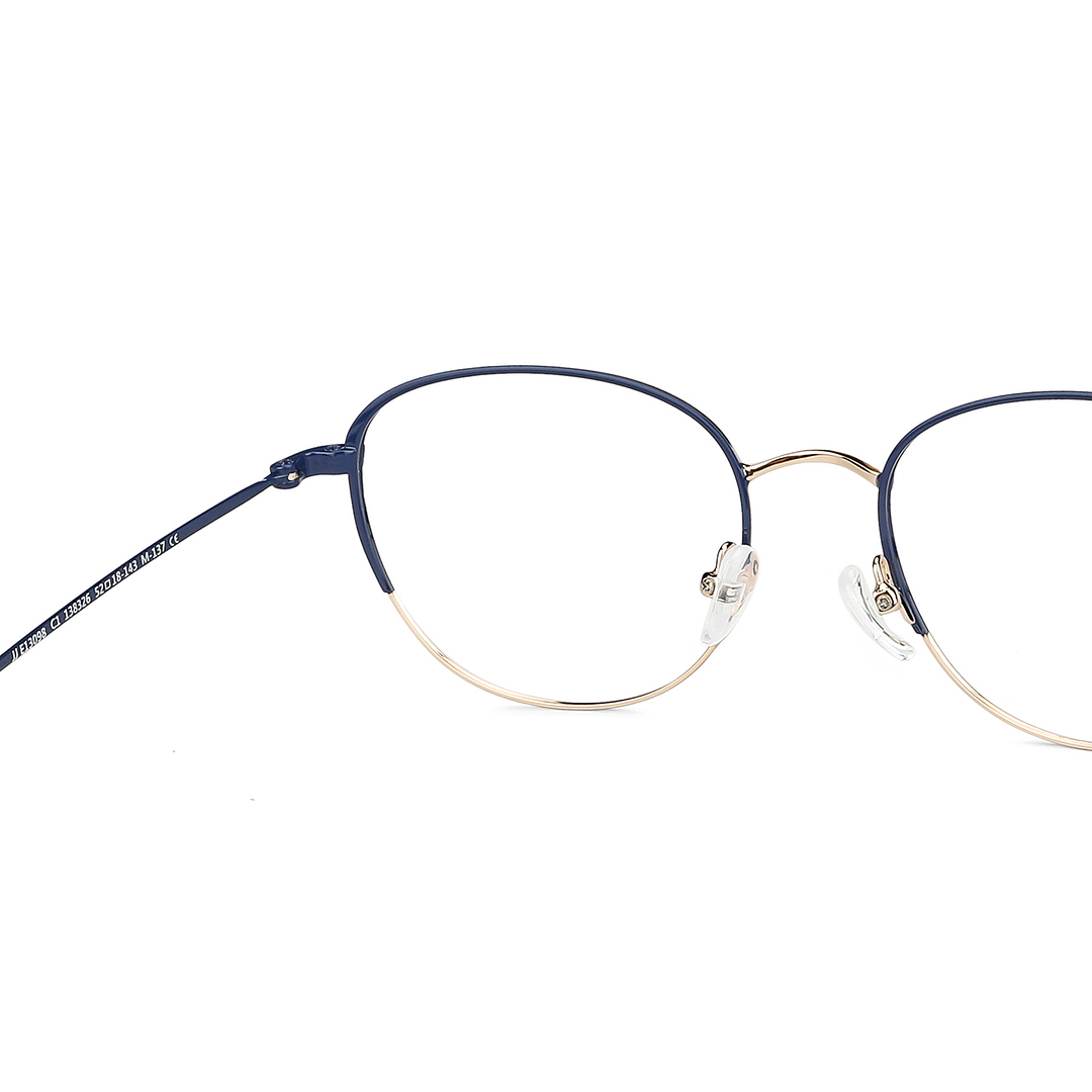 John Jacobs Online Gold Full Rim Round right side