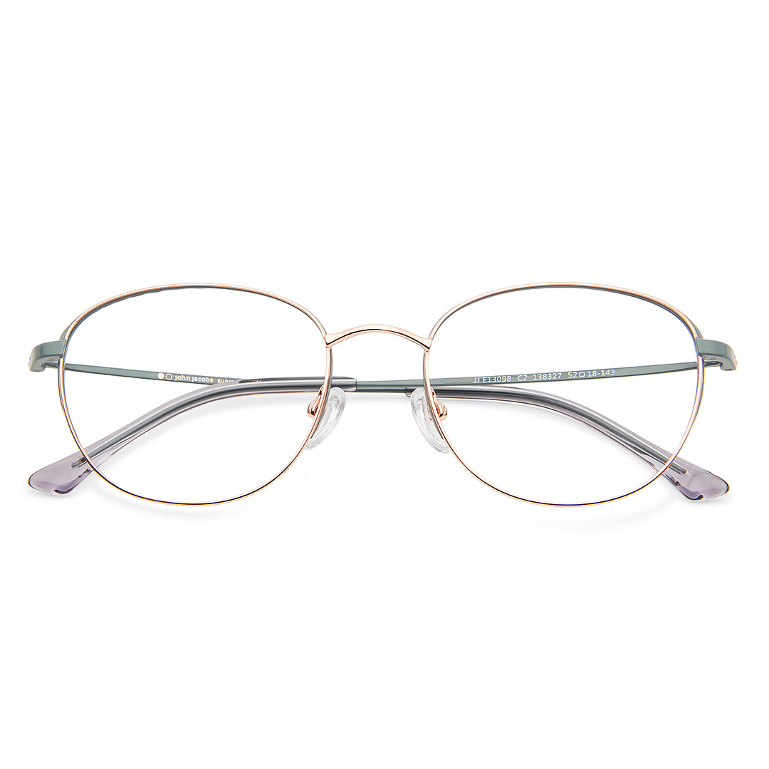 John Jacobs Online Gold Full Rim Cat Eye left side