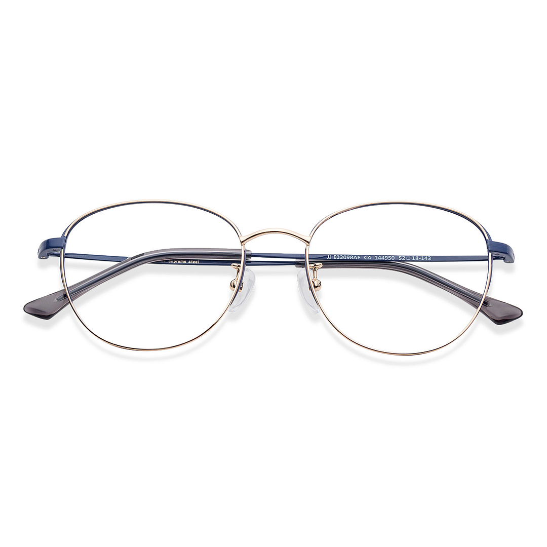 John Jacobs Gold Full Rim Round left side