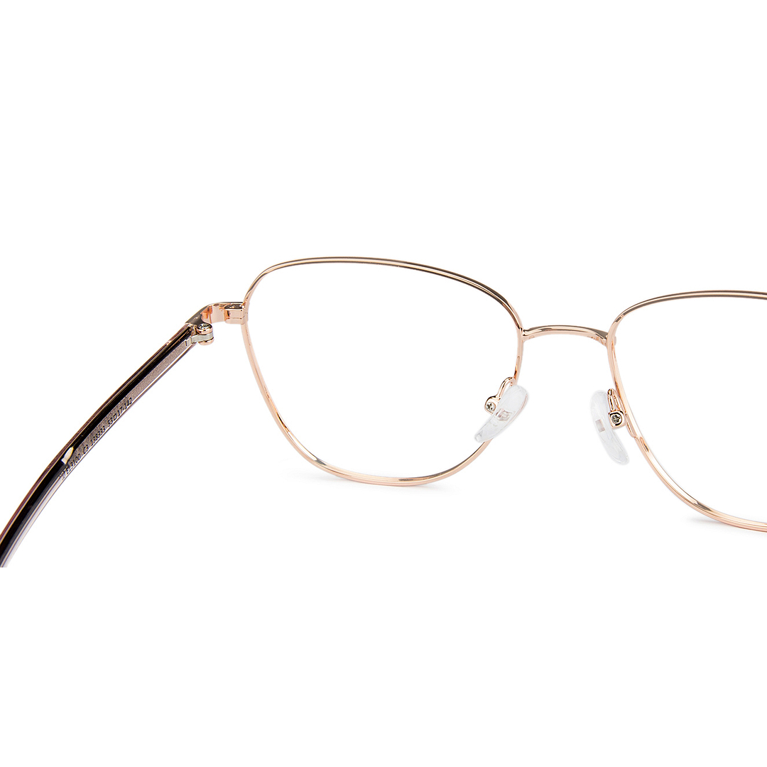 John Jacobs Online Rose Gold Full Rim Square right side
