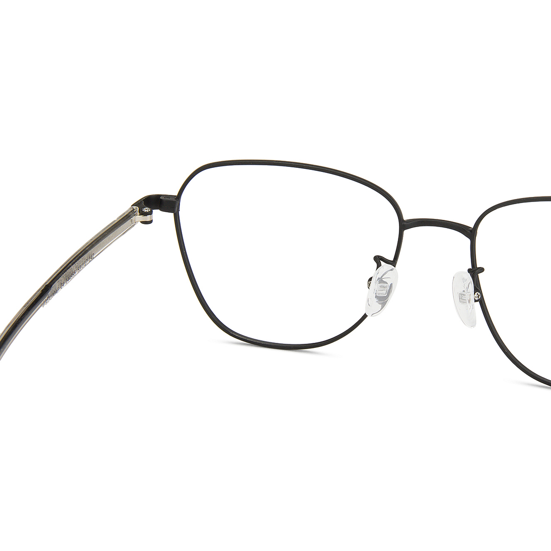 John Jacobs Online Black Full Rim Square right side