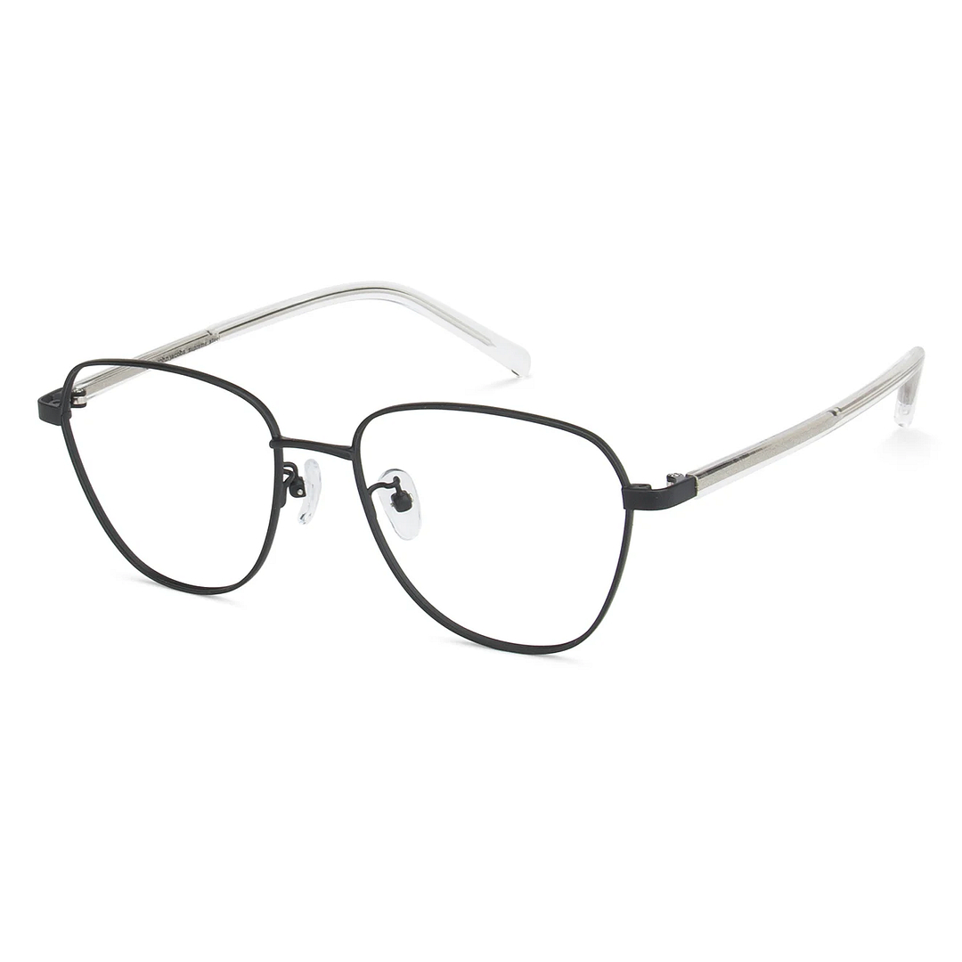 John Jacobs Online Black Full Rim Square left side