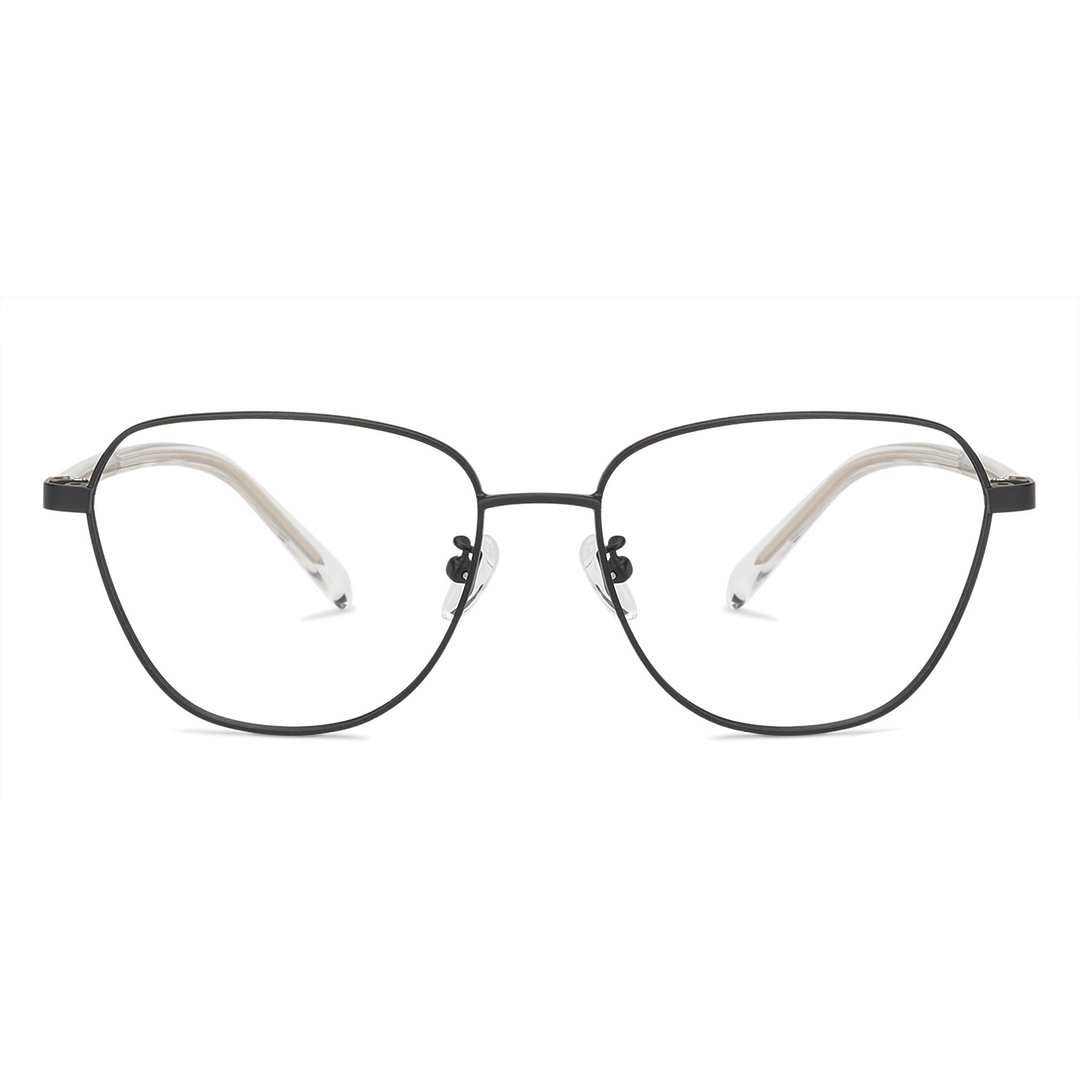 John Jacobs Online Black Full Rim Square right side