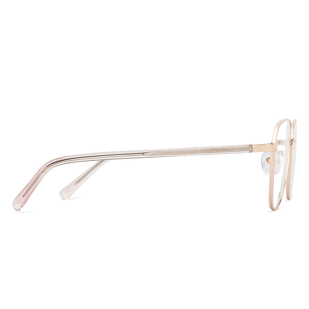 John Jacobs Online Rose Gold Full Rim Cat Eye left side