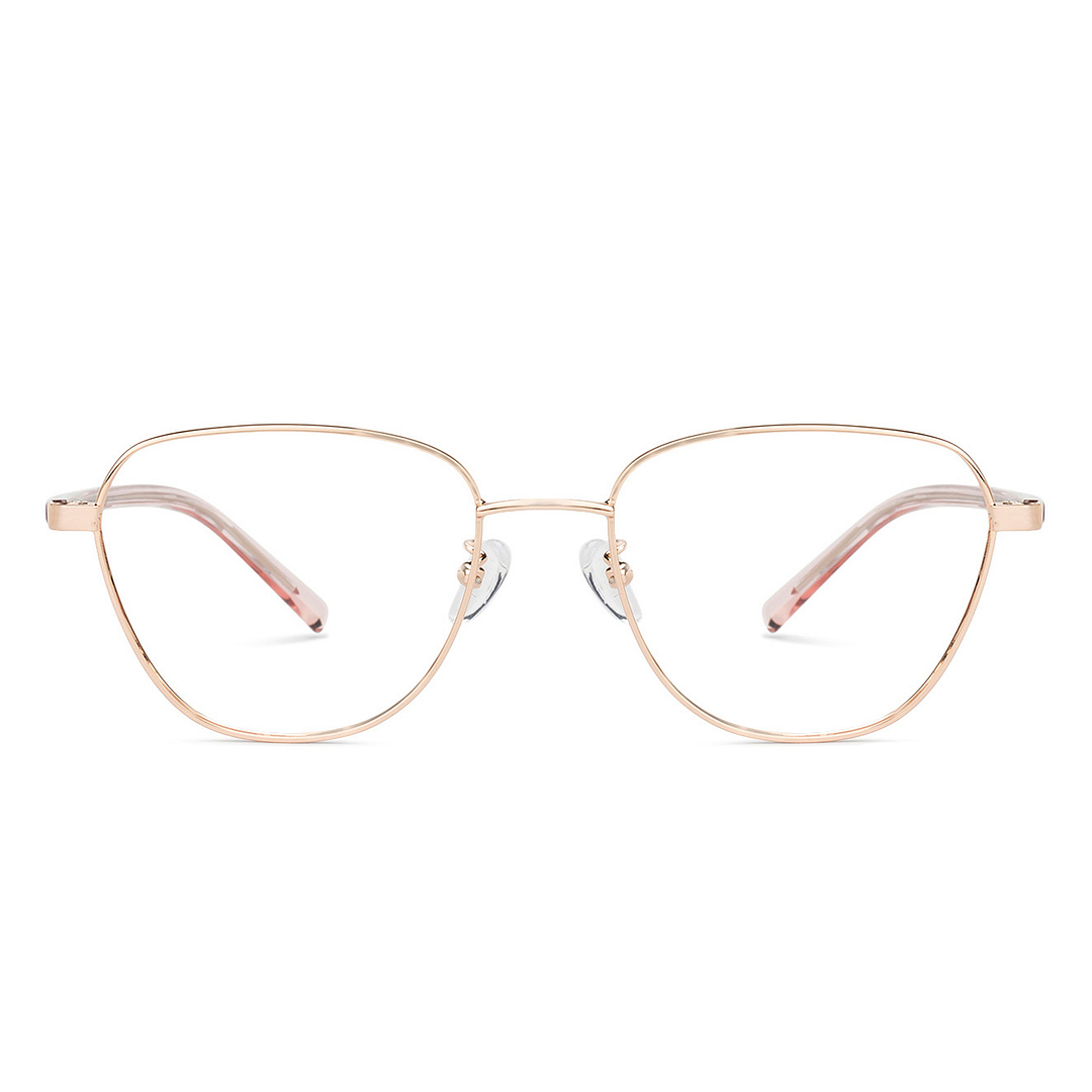 John Jacobs Online Rose Gold Full Rim Cat Eye right side