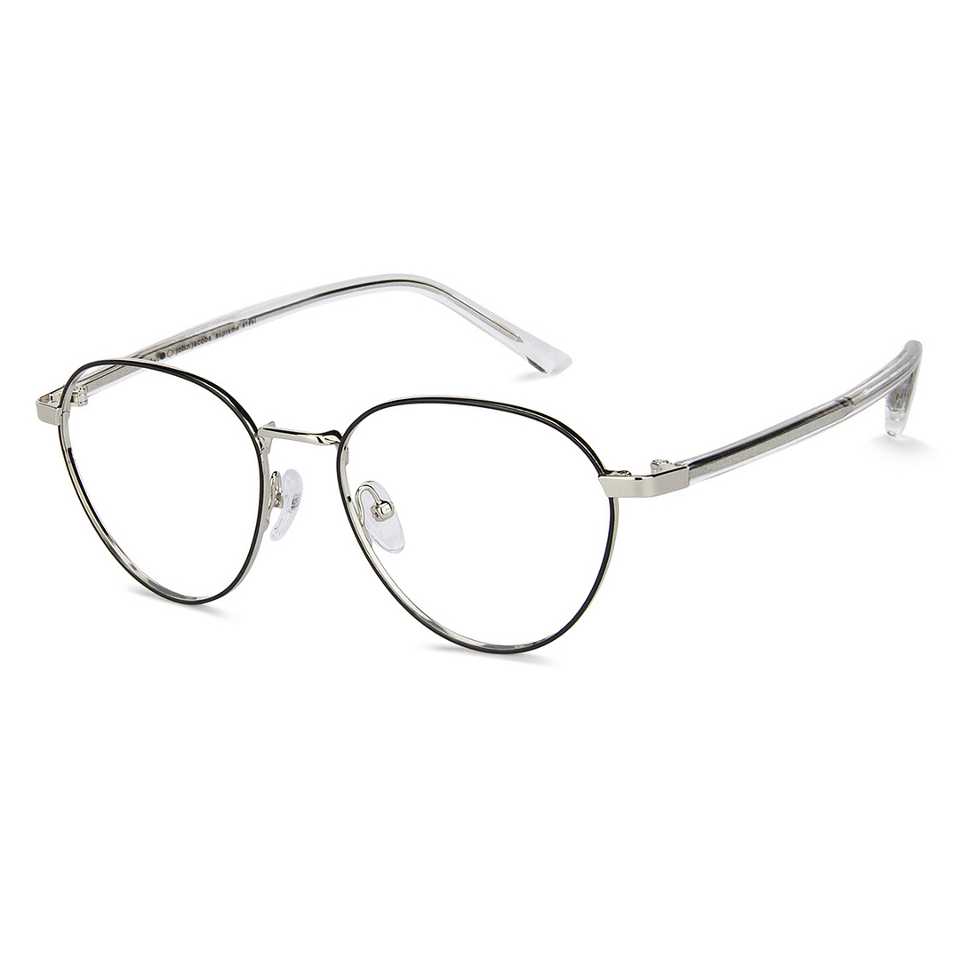 John Jacobs Online Gunmetal Full Rim Round right side