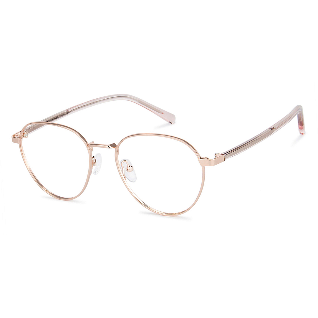 John Jacobs Online Gold Full Rim Round right side