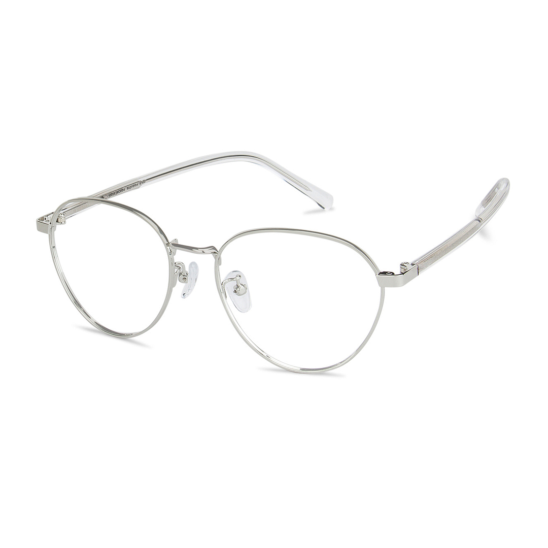 John Jacobs Online Silver Full Rim Round right side