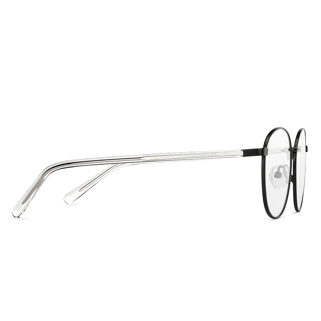 John Jacobs Online Black Full Rim Round left side