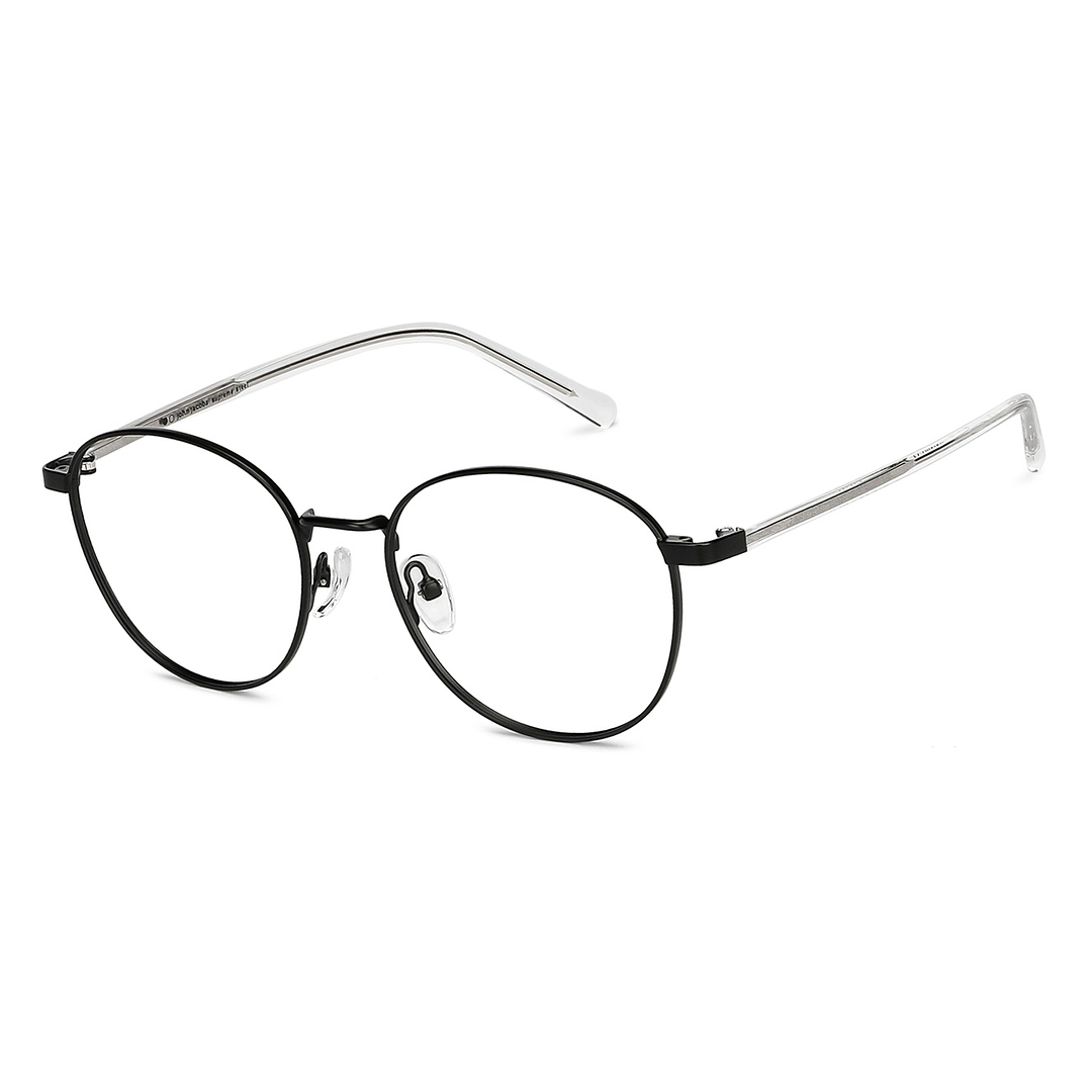 John Jacobs Online Black Full Rim Round left side