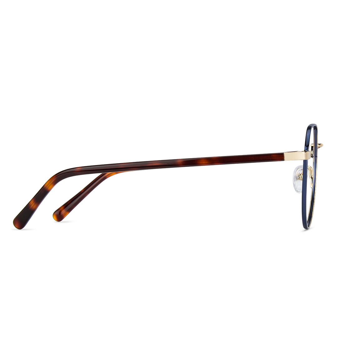 John Jacobs Online Sky Blue Full Rim Geometric right side