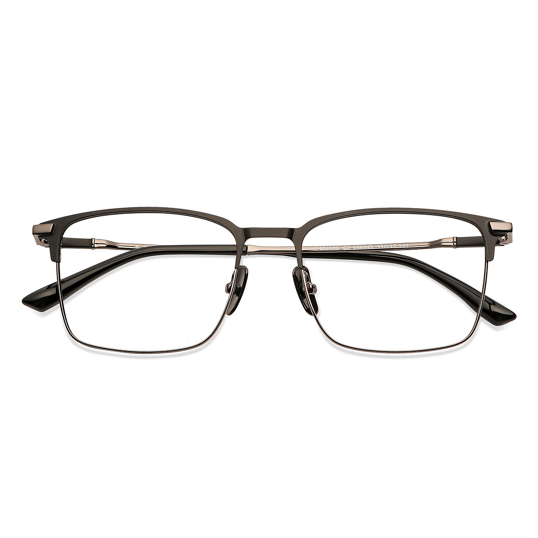 John Jacobs Online Black Full Rim Square left side