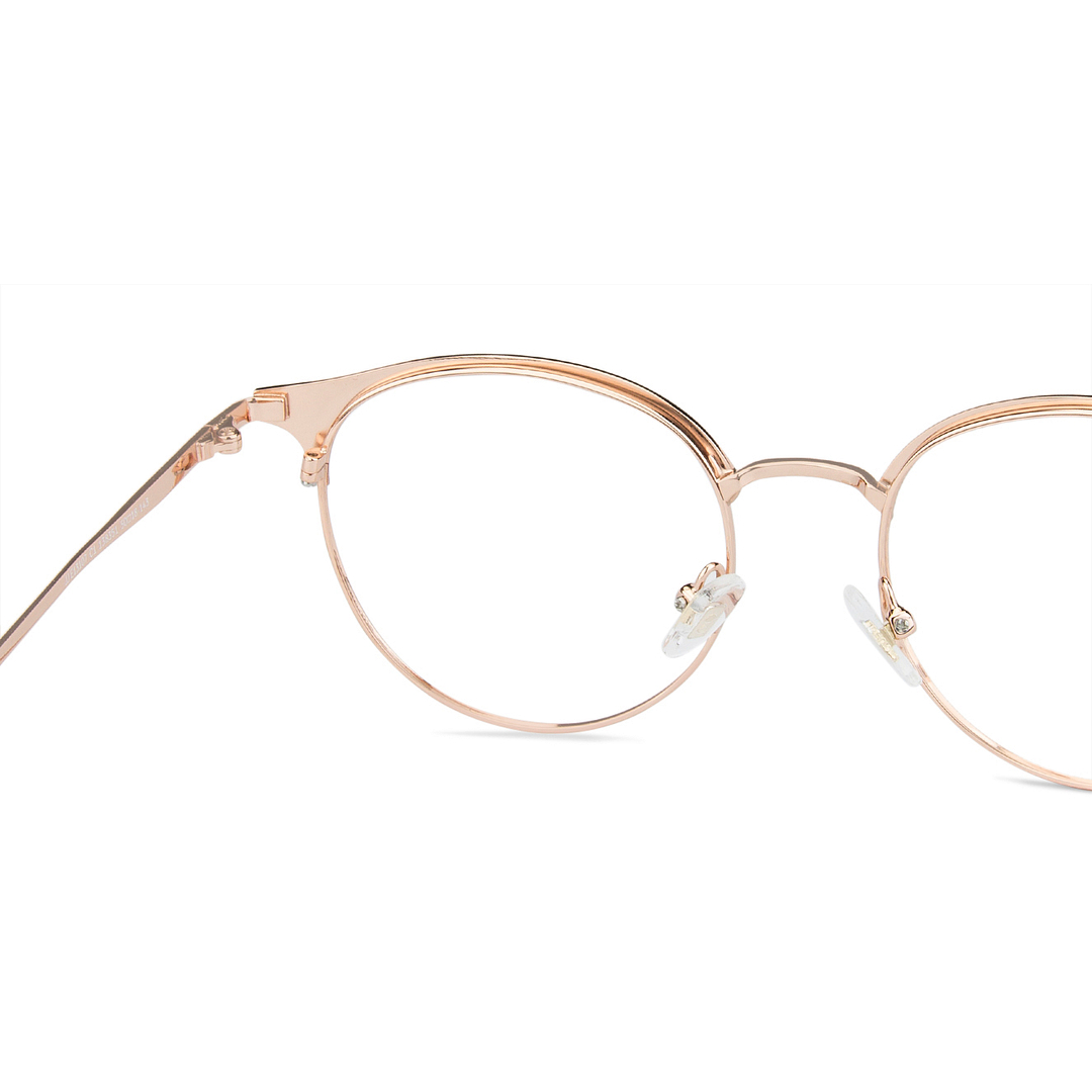 John Jacobs Online Gold Full Rim Round right side