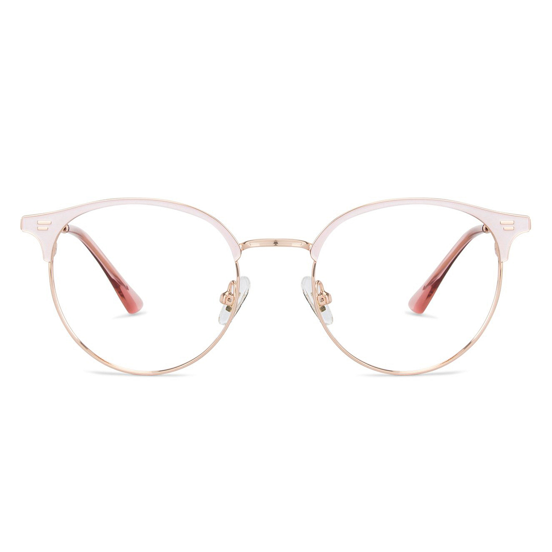 John Jacobs Online Rose Gold Full Rim Cat Eye left side