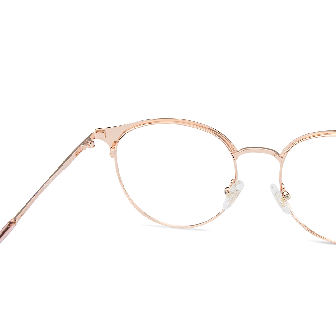 John Jacobs Online Rose Gold Full Rim Cat Eye right side