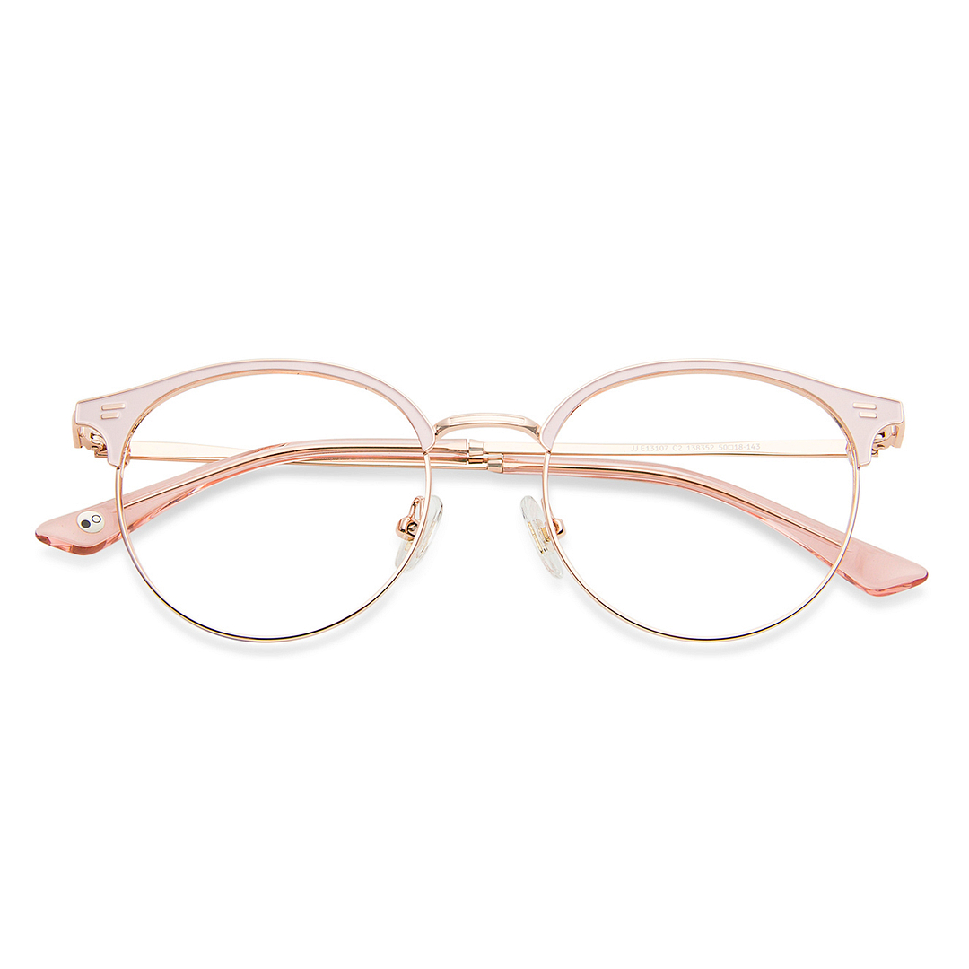 John Jacobs Online Rose Gold Full Rim Cat Eye left side