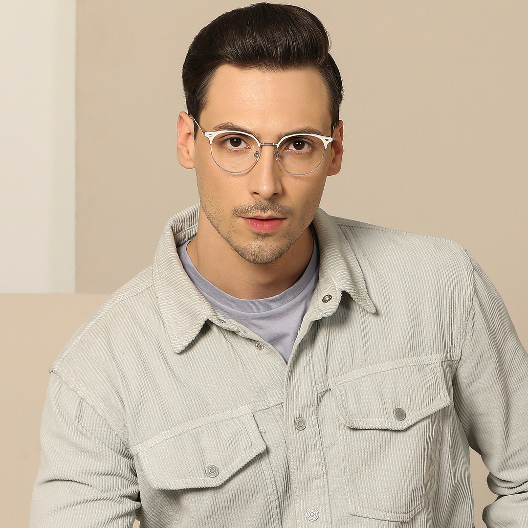 John Jacobs Online Silver Full Rim Cat Eye right side