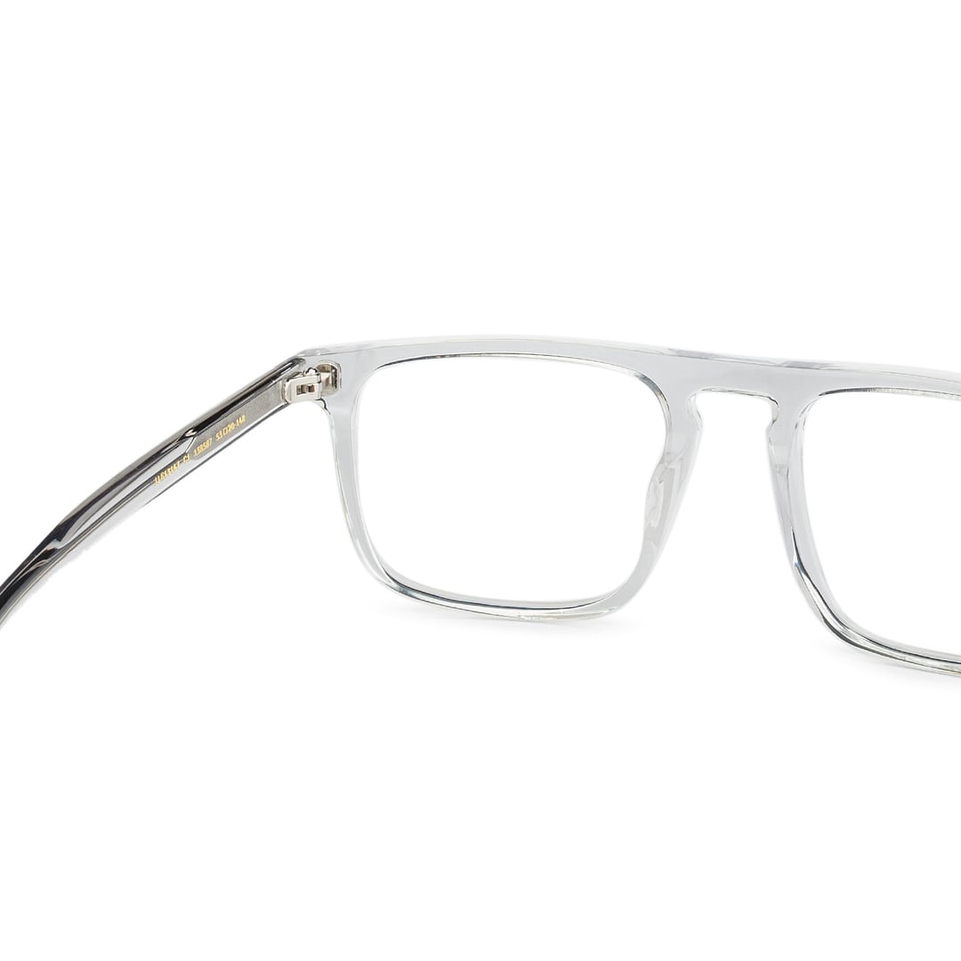 John Jacobs Crystal Transparent Full Rim Square right side