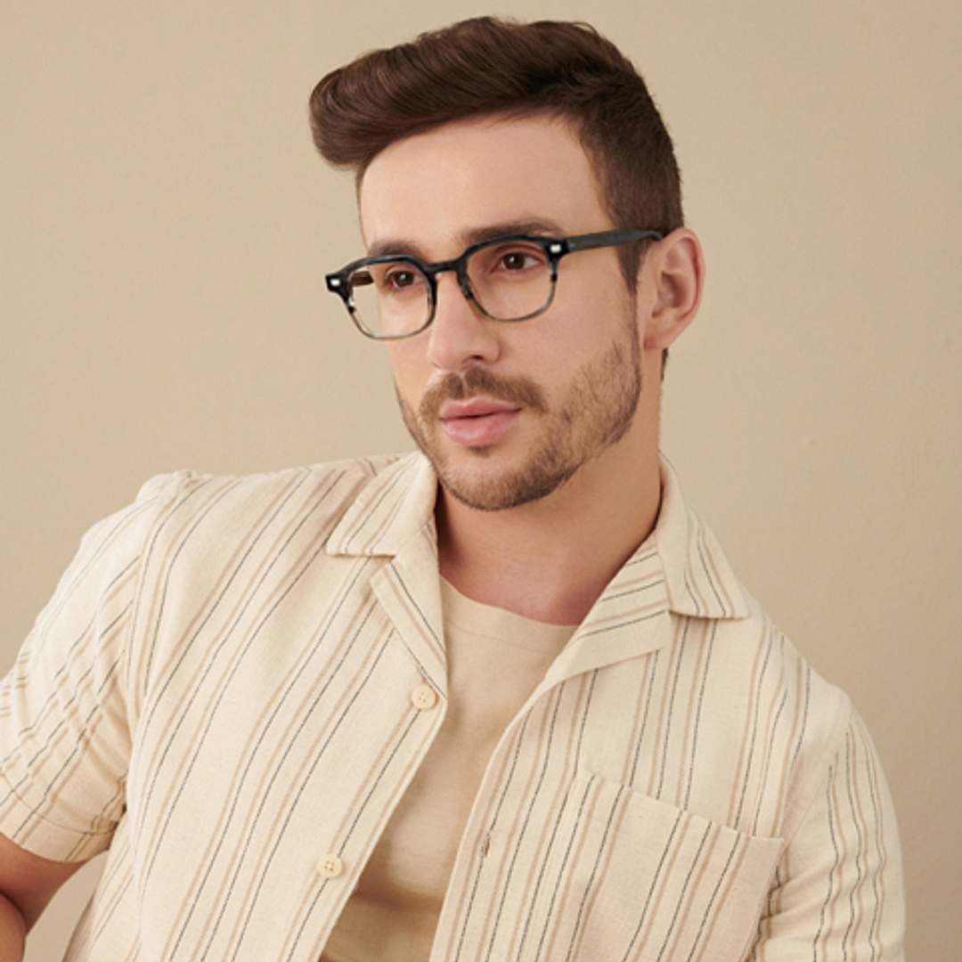 John Jacobs Online Dark Brown Full Rim Square left side