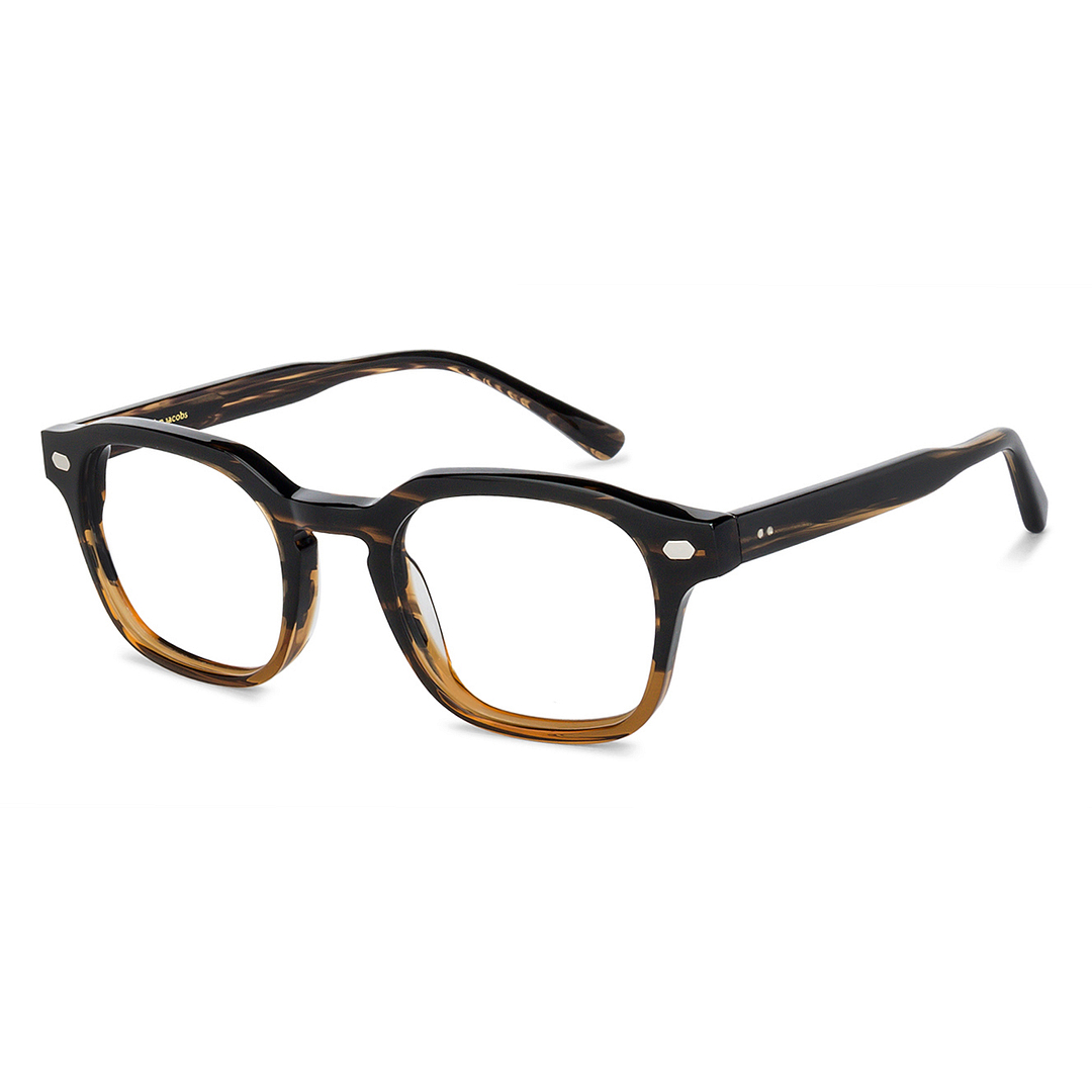 John Jacobs Online Dark Brown Full Rim Square left side
