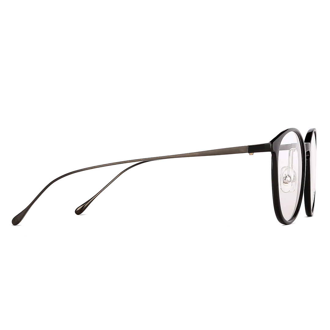 John Jacobs Online Black Full Rim Round left side