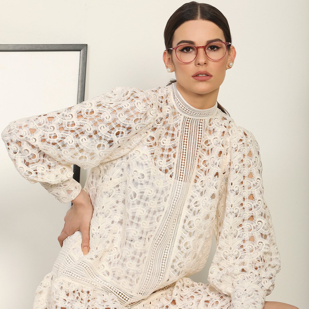 John Jacobs Online Rose Full Rim Round left side