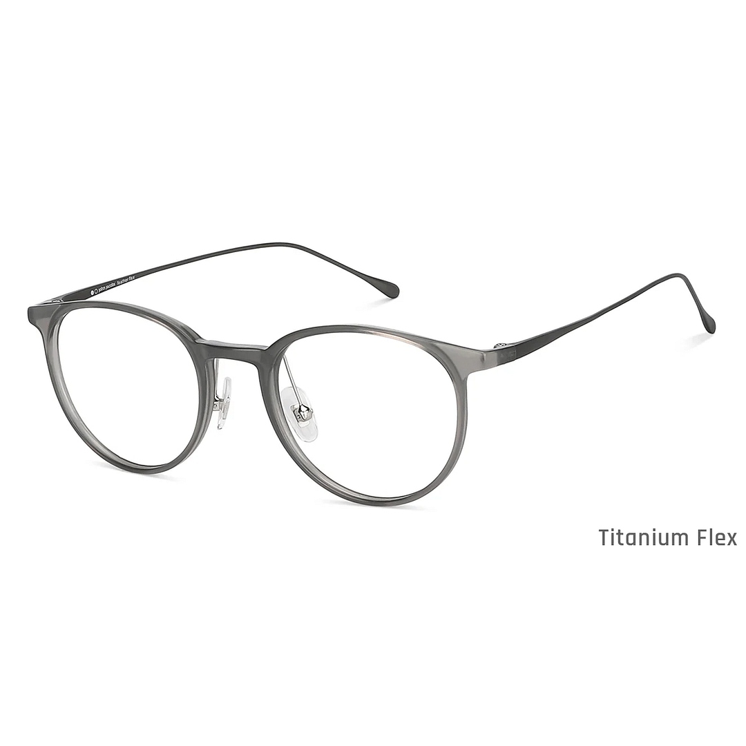 John Jacobs Gray Full Rim Round right side